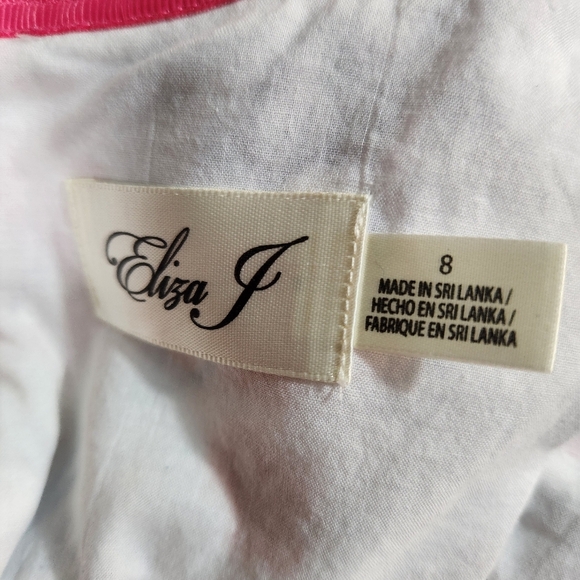 Eliza J Floral Sleeveless Shift Dress Size 8 - Picture 8 of 9